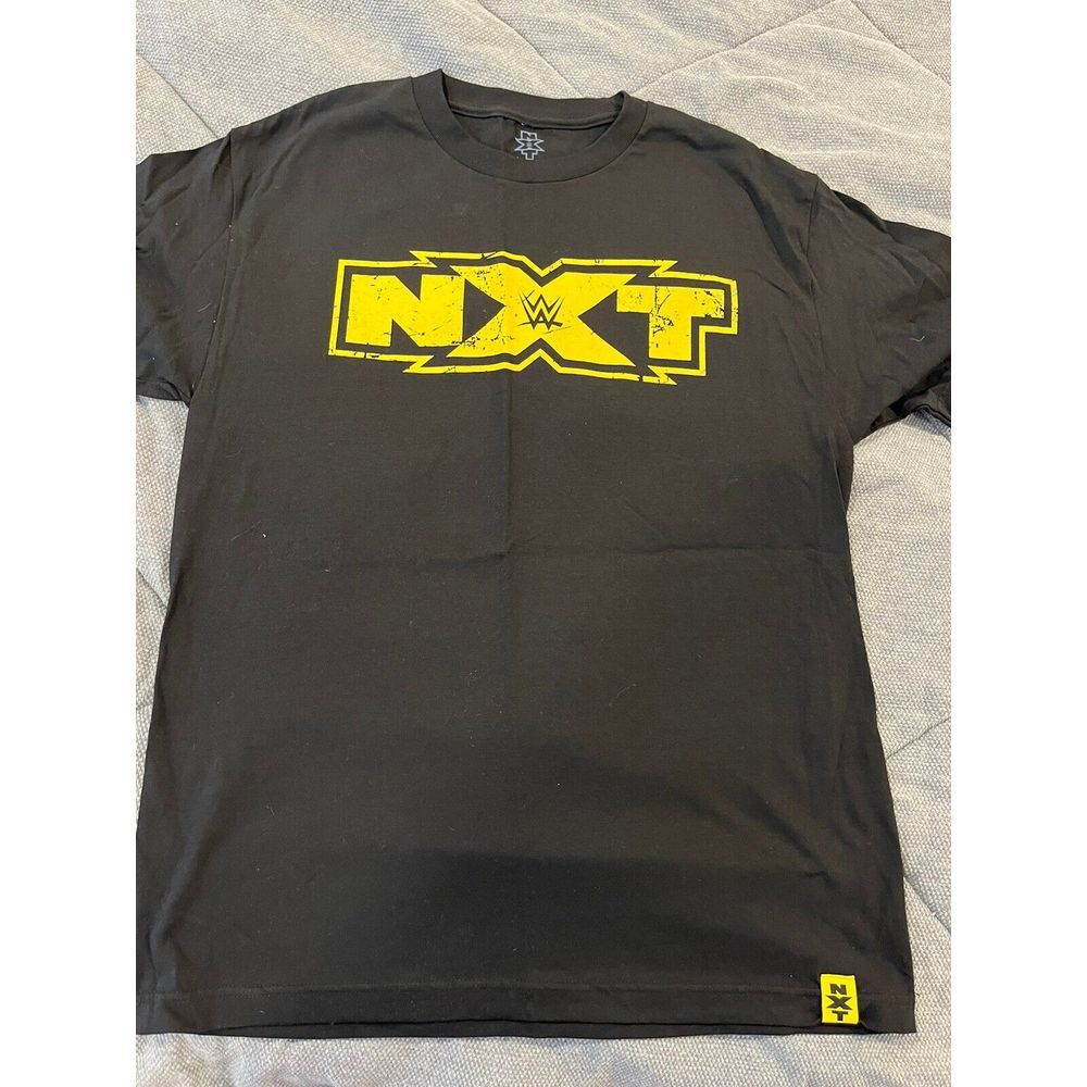 New WWE‎ AUTHENTIC: NXT "THE FUTURE IS NOW" SHIRT LARGE - WWF OOP 2014